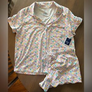 Roller Rabbit Multicolor Heart Kids Pajama Set